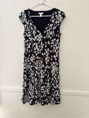 london times dresses black and white Women's London Times Casual Dresses